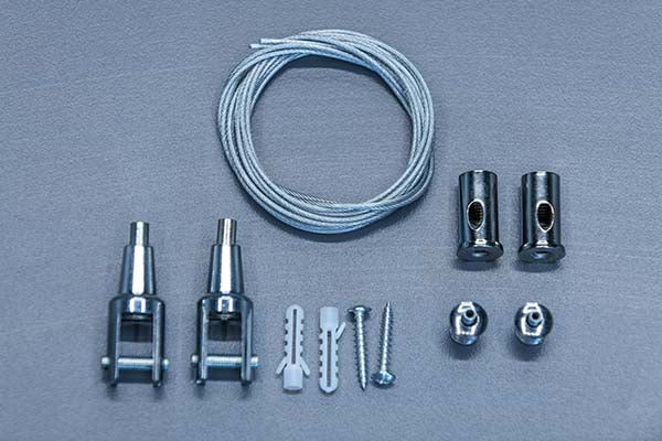 Ceiling 12mm Hanging Screen Wires x2