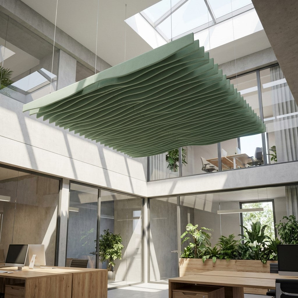 Ocean Curve Acoustic Ceiling Baffle