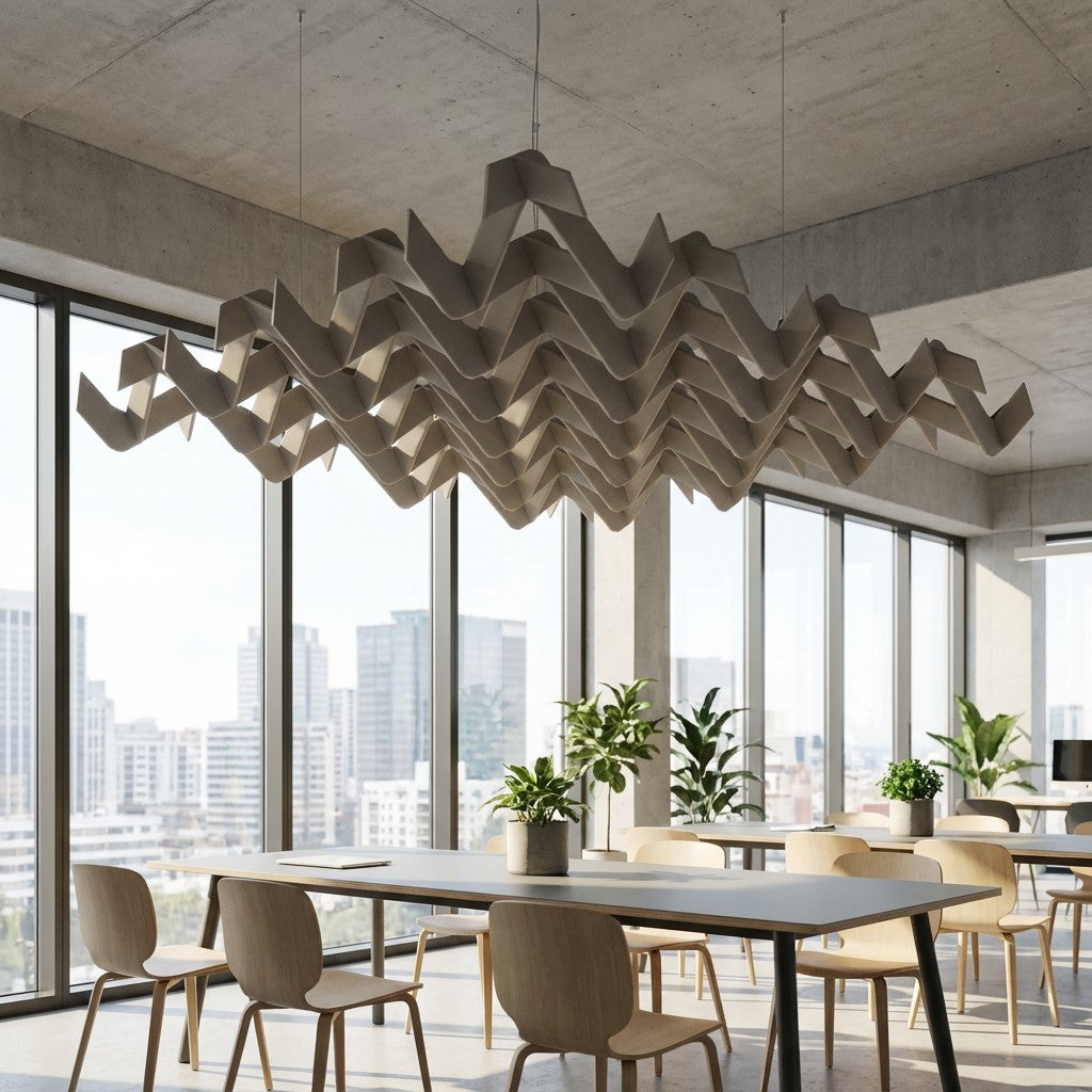 Ocean Puzzle Acoustic Ceiling Baffle