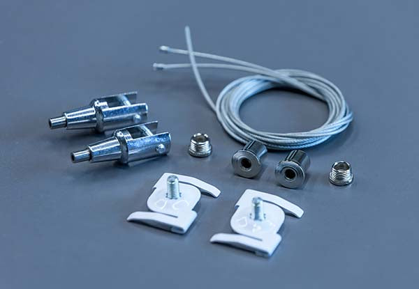 Ceiling kit cables  and fixings 