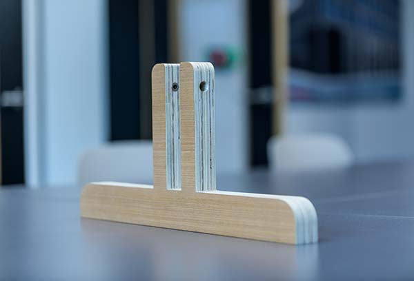 Wooden phone stand 