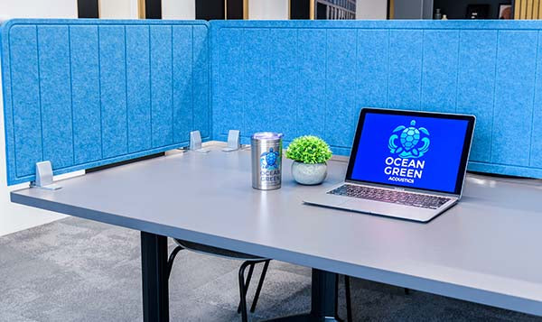 Decorative Acoustic Desk Screens 12mm