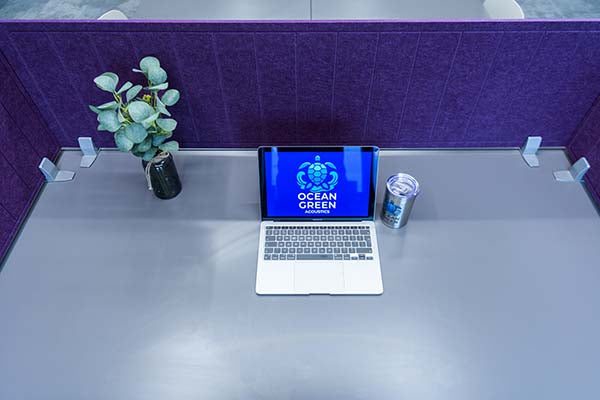 Decorative Acoustic Desk Screens 12mm