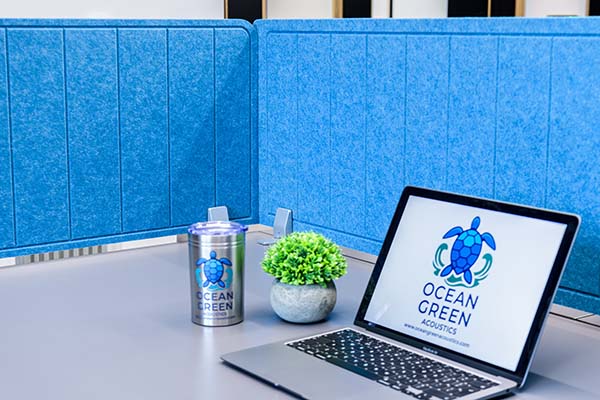 Decorative Acoustic Desk Screens 12mm