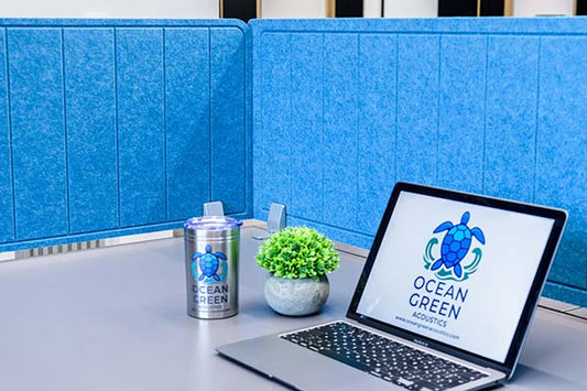 Decorative Acoustic Desk Screens 24mm