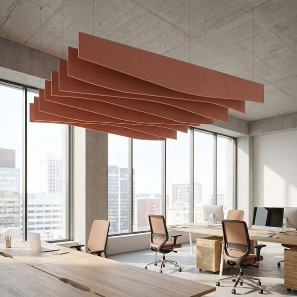 Ocean Curve Acoustic Ceiling Baffle