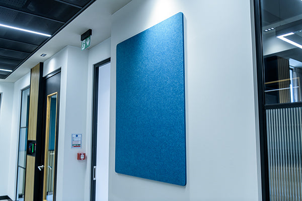 Ocean Green Polycolour FR® Acoustic Panels 24mm with Round Corners