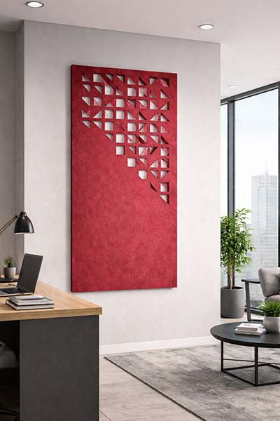 Patterned Acoustic Wall Panels Geo Blocks