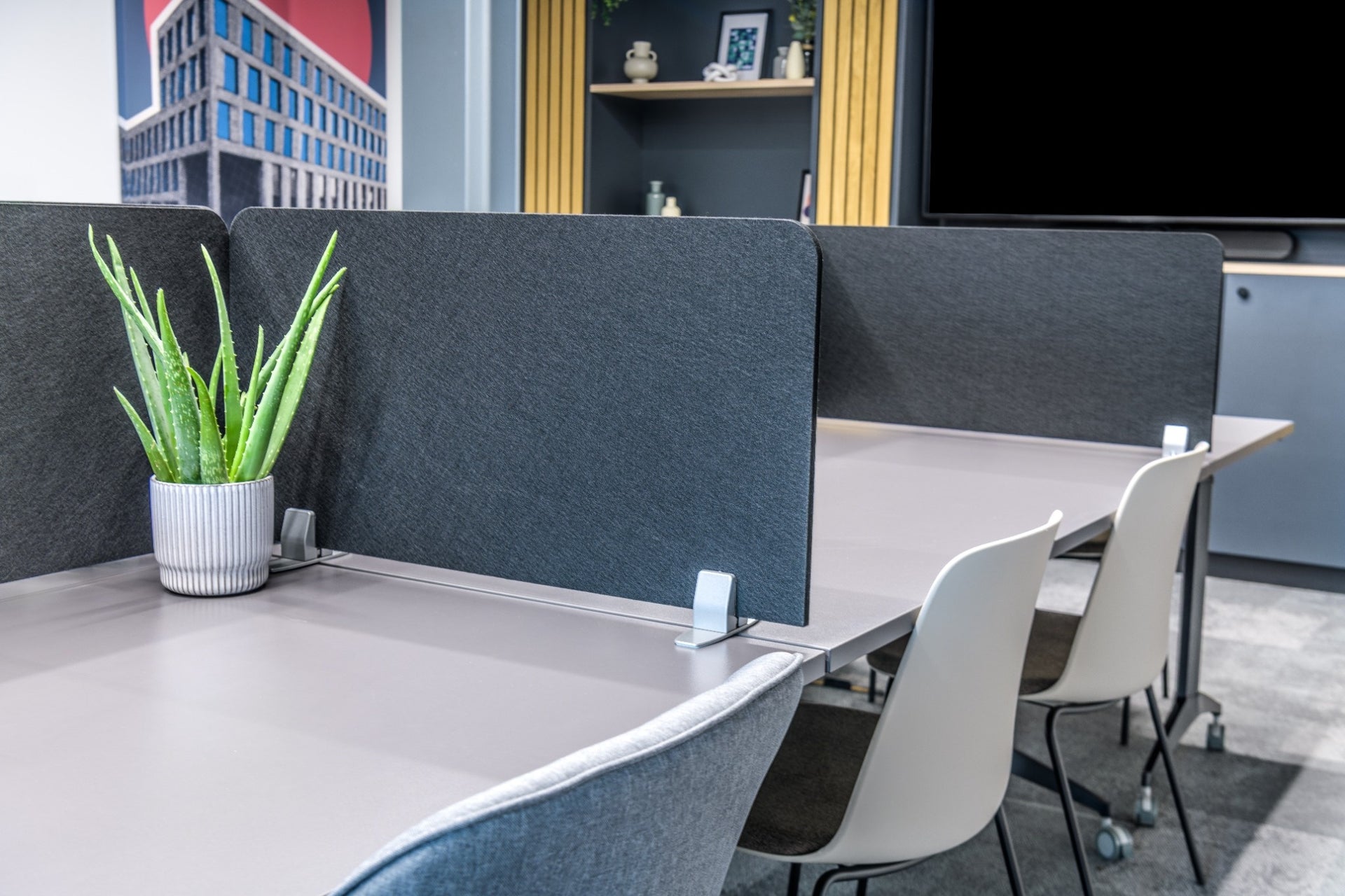 Acoustic Desk Screens 24mm