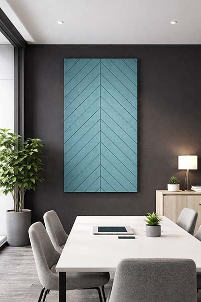 Patterned Acoustic Wall Panels - Herring Bone