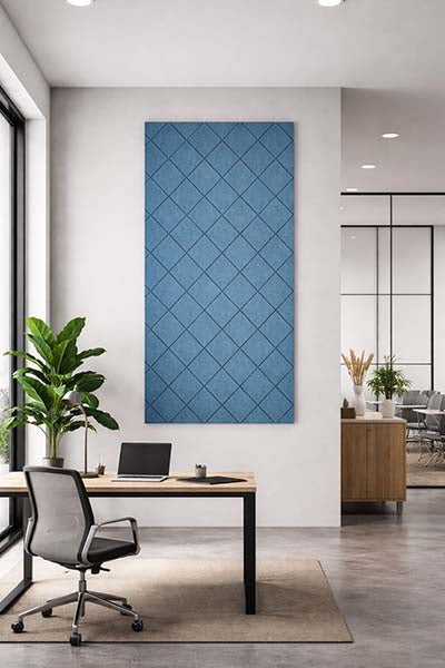 Patterned Acoustic Wall Panels - Lattice