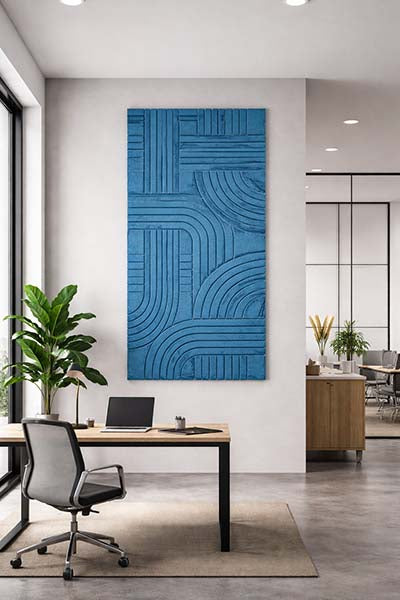 Patterned Acoustic Wall Panels - Linguine