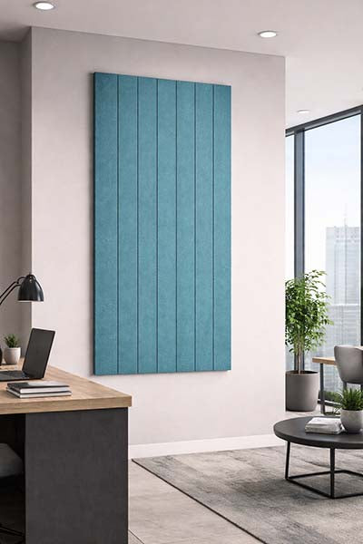 Patterned Acoustic Wall Panels - Narrow Grooves