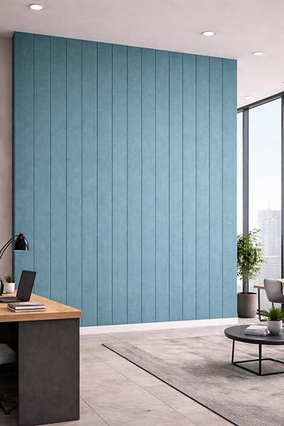 Patterned Acoustic Wall Panels - Narrow Grooves